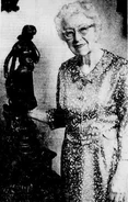 Keller shortly before her 100th birthday in 1976