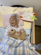On her 114th birthday in 2021