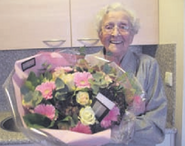 Duijkersloot on her 100th birthday.