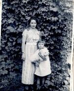 Juniewicz as a young woman.