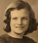 Strickland as a young woman