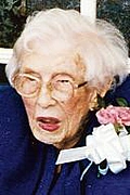 Imageundated3.png (48 KB) Drakeford in an undated photograph in her supercentenarian years.