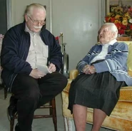 Higgins (aged 111) and Andrew Malcolm.