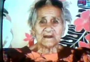 On her 105th birthday in 2012