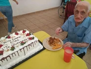 On his claimed 112th birthday in 2020