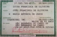 Luiza's ID Card.