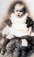 Dean in 1903, aged 11 months