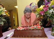 Goldie Steinberg at the age of 110.