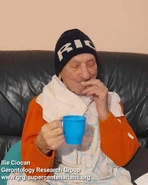 Ilie Ciocan30.05.2023.jpg (200 KB) Ilie Ciocan (aged 109; almost 110) on 30 May 2023