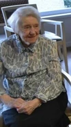 Dufour in December 2019, aged 108
