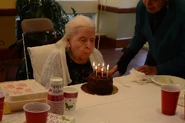 Mary Louise Smirtic on her 109th birthday.