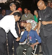 Elbert Blades (aged 109) in July 2012.