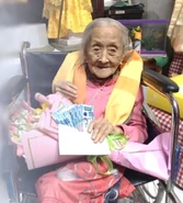 Genoveva Garcia 106th.png (322 KB) Garcia on her 106th birthday in 2022