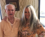 Aged 97 in 2019, with his former wife Mamie Van Doren