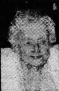 Carberry (age 102) on her 102nd birthday on February 15, 1988.