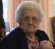 On her 108th birthday in 2019.