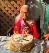 Catherina Mba on her 106th birthday in 2024