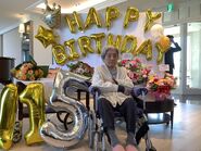 On her 115th birthday in 2023