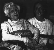 On her 108th birthday in 1999.