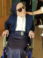 Randon on her 115th birthday in February 2019.