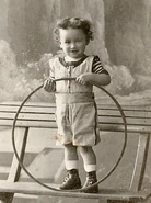 Tibor Kósa at the age of 2.