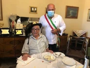 Tripolino Giannini109.jpg (71 KB) Giannini on his 109th birthday in 2021