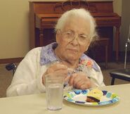 Lena Dick on her 112th birthday.