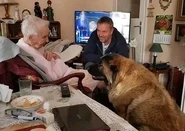 Tamara Kurtikov106.jpg (39 KB) Aged 106, in February 2019 and her grandson Nikola Miljevic