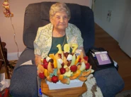 Erva Lynch on her 107th birthday.