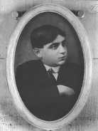 Berlin (age 13) posing for the camera in 1901.