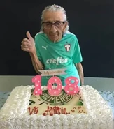 Maria Antonia Vaz 108.jpg (62 KB) Maria Antonia Vaz on her claimed 108th birthday in 2019.
