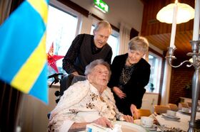 Alice Ostlund aged 108.