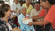 On her 110th birthday in 2015