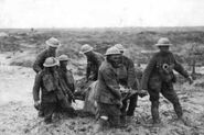 Harry Patch's regiment in action during WW1.