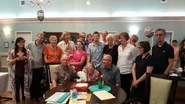 Jones on her 114th birthday in 2017