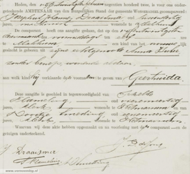 GDraaisma birth certificate