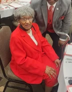 Ferrell at the age of 112, almost 113 at a family wedding