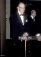 George at age 98 attends the Fourth Annual Fred Astaire Awards Honoring Jerome Robbins on October 7, 1985 at The Rainbow Room, Rockefeller Plaza in New York City.