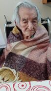Casilda BenegasDec2020.jpg (90 KB) Benegas (aged 113) while being ill with COVID-19 on 16 December 2020.