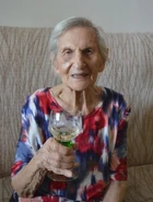 Magdalena Kytnerová on her 108th birthday in 2019.