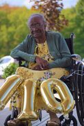 On her 110th birthday in 2020