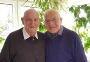 Bruno (left) with his younger Brother Johannes (right)