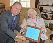 On her 107th birthday and her designation as a “Tennessee Treasure” in 2018