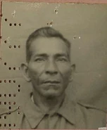 Military photo of Silverio at age 56