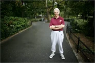 Robert (age 79) near his home while being interviewed by the New York Times in circa November 13 2006.