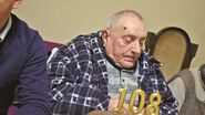 Albano on his 108th birthday in 2019