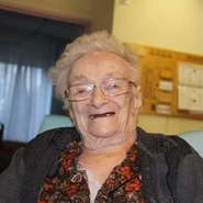 Yvonne Roussey in November 2016, aged 103.