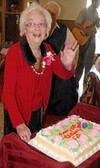 Edie Ceccarelli on 108th birthday.