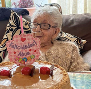 Bravo Bravo on her 112th birthday in 2025.