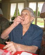 On her 110th birthday in 2004